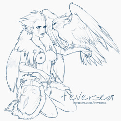 feversea:  Woad Scout Quinn for April Patreon[ Patreon | Alt Versions ]
