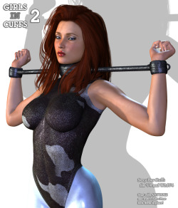 Barbarianbabes has a new one! Let&rsquo;s kick those cuffs up a notch!  Are your sexy girls up for the challenge of the Cuff Bar?  Works with V4 and WMV4! Comes with one sample pose and multiple materials! Works in Poser 8 . Check the link for all the