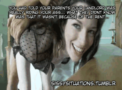 sissyrachael:  I need a landlord that will fuck my ass in lieu of payment ;)  Room for rent! Inquire within :)