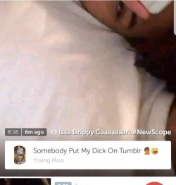callme-maximillion:  heisfreaky:  Periscope  Well he got what he asked for. Lol
