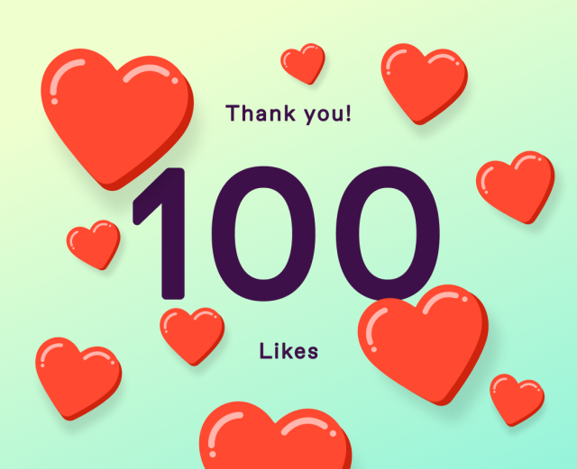 Thank you to everyone who got me to 100 likes!