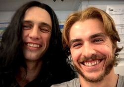 clash-humor:  An exclusive look at James Franco as Tommy Wiseau and Dave Franco as Greg Sestero in The Disaster Artist (2016) 