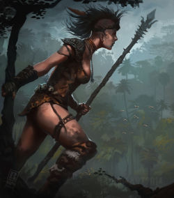 scifi-fantasy-horror:  Huntress by RAPH
