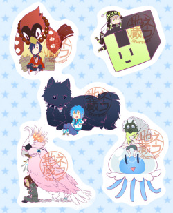 catwithapie:  Done with the key chain designs YEAHHHHHH! Although I haven’t tried printing them on the shrink plastic yet.  I hope I don’t mess this up.  Wish me luck! These will (hopefully) be on sale at my table at ACen next month.  If I manage