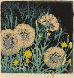 inland-delta:  Gustave Baumann, Tares, 1952, Color woodcut