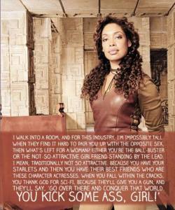 w4rgoddess:  Gina Torres rules. Also, SFF is amazing when it actually fulfills its potential. 