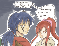 blamedorange: FT x Samurai AU : Jellal is an ex-samurai assassin who is now just a wanderer trying to atone for his sins. One day, he meets Erza, the scary dojo owner …As you can see this is inspired (and kinda loosely based) from RuroKen series !!