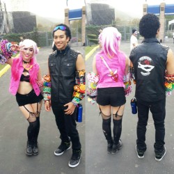 This picture is kind of lame of us but oh well. Kaia and I were biker Usagi &amp; Mamoru. (っ´ω`c)♡