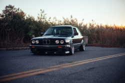 widebooty:  widebooty:  Dave Deltorto’s Shaved Bay, Built S52 E30.  I was so happy to get the opportunity to shoot Dave’s car.  It is one of the most rowdy, fantastically clean E30s I’ve ever had the privilege to ride in, drive, and rip skids