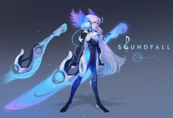nicholaskole:Over the past year I’ve had the honour of working with Drastic Games as a concept artist for their debut game: Soundfall! It’s a musical adventure game where sound plays a key role in procedurally warping the world around you, and weaving