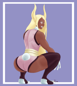 terra-squalus: i am way overdue in drawing my new wife Miruko! like everyone else I had  to just make up some colors lel, watch me be completely off once the  official colors are revealed   