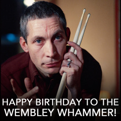 Rollingstonesofficial:  It’s Charlie Watts’ Birthday!Please Post Your Birthday