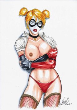   Sexy Harley Quinn by HM1art  
