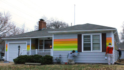 appropriately-inappropriate:  mrchristian1982:  This house is directly across from Westboro Baptist Church, the notorious hate group. You know the one, with all theÂ â€GOD HATES FAGS!â€ protest signs. The guys that protest the funerals of children,