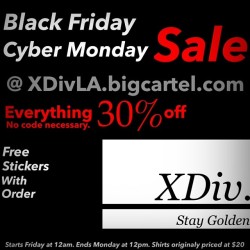 First ever Black Friday and Cyber Monday SALE!! Starts Friday
