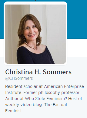 venom-snake-outer-heaven:  thedmonroeshow:  Based Sommers  All Hail Christina Hoff