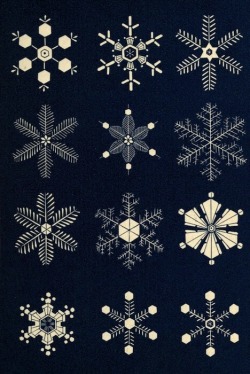 diversuguale:  Illustrations of Snowflakes