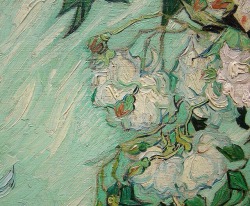 herminehesse:  Van Gogh - Roses (detail) 