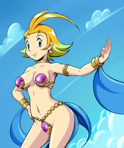 thepepspeeps:  Sky’s Mom from Shantae Pirate Curse. Commission for Anon   &lt; |D’‘‘‘‘