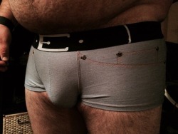 gigasunderwear:  butchjon:  gigasunderwear:  Xuba Daisy Duke style underwear. Just got them in from eBay today. My surprise in the mail is your evening delight. Enjoy!   He is absolutely EVERYTHING! I would let him use me and mistreat me an be ok with