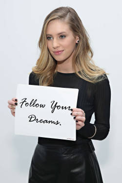 Dylan Penn. ♥  Follow your dreams. Oh and follow my tumblr too, because your dreams may be on my tumblr lol. ♥