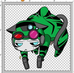 eikuuhyoart:Crosshairsnyan charm is dooooooone!!! I hope this one comes out the way I want once the hole is put in the right place…