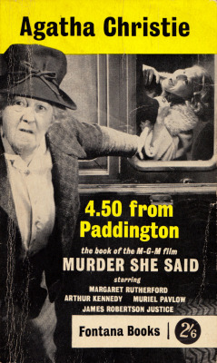 4.50 From Paddington, by Agatha Christie. From a charity shop in Nottingham.