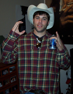 ksufraternitybrother:  CUTE COWBOY!!!  KSU-Frat Guy:  Over 12,000 followers . More than 9,000 posts of jocks, cowboys, rednecks, military guys, and much more.   Follow me at: ksufraternitybrother.tumblr.com
