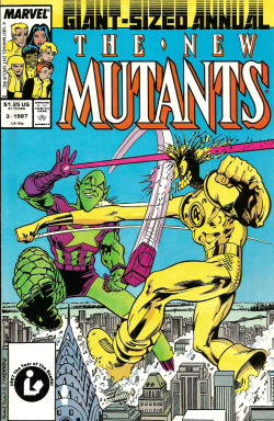 The New Mutants Annual No. 3 (Marvel Comics, 1987). Cover art by Alan Davis and Paul Neary. From Oxfam in Nottingham.