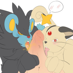 pokephiliaporn:  phoenixxfeathers said:Might i request pokemon giving a blowjob?You wanna know how I posted when I had my computer? THIS is how I did it. And now with the â€œcopy-paste url thingâ€, itâ€™s so much quicker =PMoving on, hereâ€™s you request