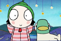 Sarah and duck! ~( ^_^ )/~*•.☽