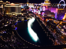 Went to Vegas a few months ago and had this amazing view from my balcony.  Beautiful!!