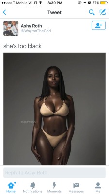 11-11-1992:  nasty-mf:  @ataleof2men smh this nigga  She perfect  Never can be too black