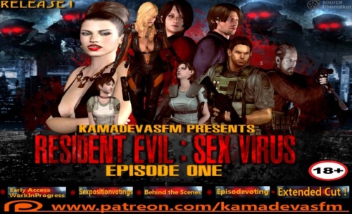 kamadevasfm: Public release 14:44min ! Prologue After Umbrella developed many virus forms, they came to the solution how to develop a new virus-form, that turns their victims to mindless soldiers and if the virus will injected by sexual act (cumshots