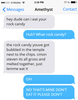 This is why we don’t bubble food items, Steven