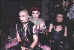 Lesbianartandartists: C. Moore Hardy, Leather Lesbians With A Punk Look At The Sydney