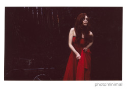 photominimal:  Le parti rouge. With Chrissy Radford: Nashville / Fuji Instax 210 Wide /  Follow me on Facebook 