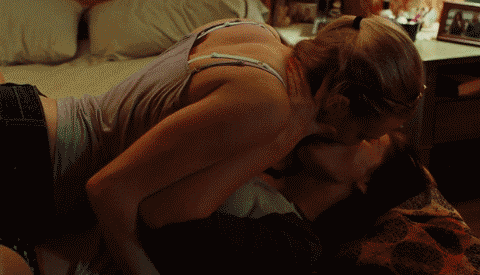 #lesbian #lovers #grind #makeout #kissing