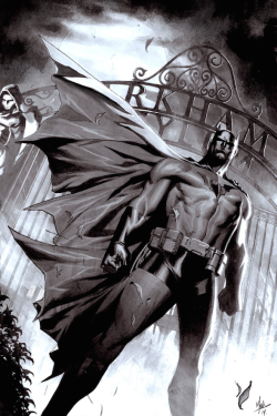 mainstreamcomics:  Batman: Arkham Asylum art by Jorge Molina 