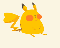 familiaralien:I was feeling grumpy the other day and drew pikachu in MSpaint to make myself feel better. I hope she makes you feel better as well.