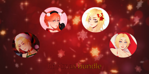   What up guys, just wanted to let you know that i uploaded a bundle with the R6 Xmas gals, it&rsquo;s up in Gumroad for you to check out!  https://gumroad.com/l/VEKgp  