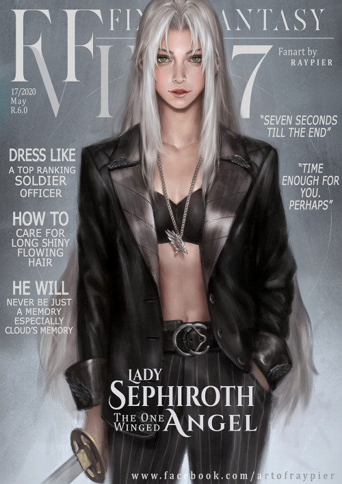 xsirboss:   Sephiroth Fan art  Raypier Phttps://www.artstation.com/artwork/VggyB4 