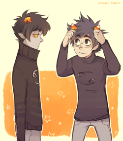 somebody suggested John dressing up as Karkat for Halloween 8&rsquo;) John those aren&rsquo;t even horns it&rsquo;s just candy corn