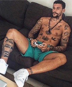 jakespot:  “Hey, where’s Jenna?” I asked. “The fuck if I know,”  her boyfriend said as he said on the couch.“We got some time?” I asked. “Yeah,” He replied not even looking up from his game.He spread his legs and put one of his feet