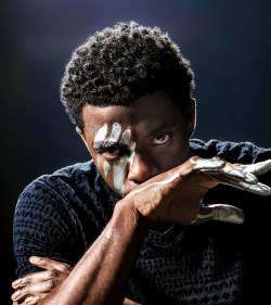 theavengers: Chadwick Boseman photographed by Mark Mann for CNET
