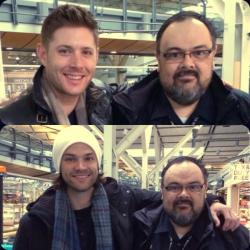 fantasyscifiaddicted:  Missed ZZ TOP this weekend but getting a picture with Jensen and Jared more than made up for it! [x] 