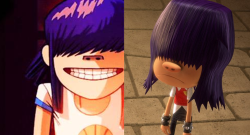 charmedsevenfold:  Noodle (Gorillaz- Dare 2005) Vs. Goth Kid (The Book of Life- 2014) Coincidence?  I think not.  