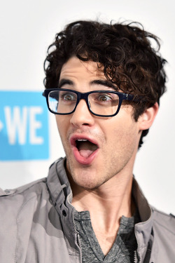 ibrokemyheart:  mancandykings:  Darren Criss attends WE Day California 2016 at The Forum on April 7, 2016 in Inglewood, California.  OMG I wanna go see that little mermaid thing he’s doing in June but j can’t grasp the concept of time that well and