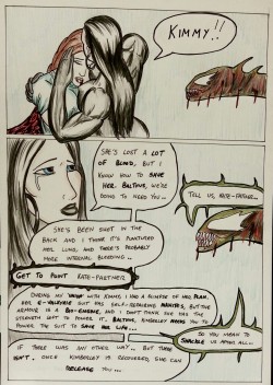 Kate Five vs Symbiote comic Page 106  Very proud of this page :)
