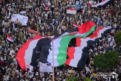 diaspora: June 8th, 2018 | Sana’a, Yemen  Despite Yemen being under siege and under attack by its neighbors, Yemenis went out in solidarity with Palestine commemorating al-Quds day. 